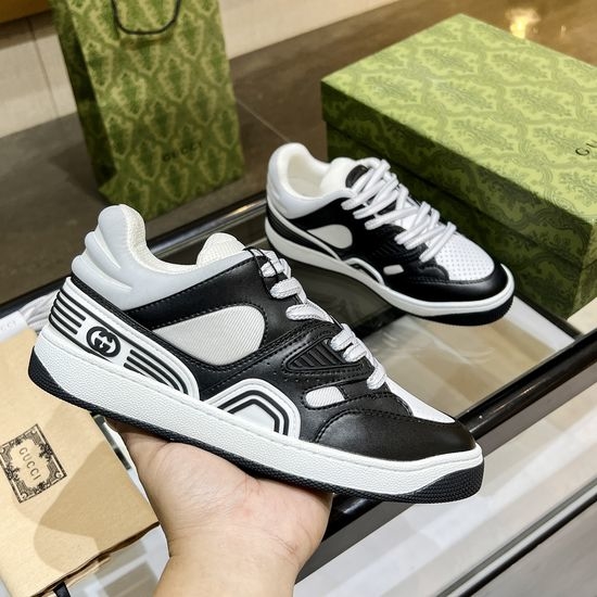 Gucci Premium Low-top Fashion Sneakers Color-block Patchwork Non-slip Sole