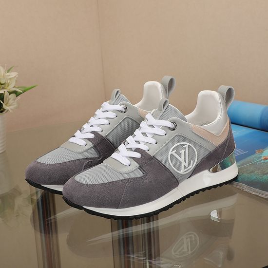 Louis Vuitton Breathable Mesh Suede Textured Leather Running Sneakers