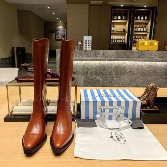 Prada Exclusive Bohemian Western Cowboy Boots Collection