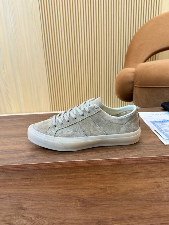 Tom Ford Vintage Crocodile Pattern Light Luxury Shoes