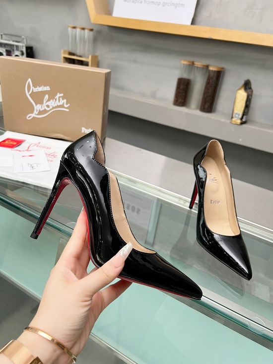 Christian Louboutine Classic Stiletto Heels With Signature Red Sole