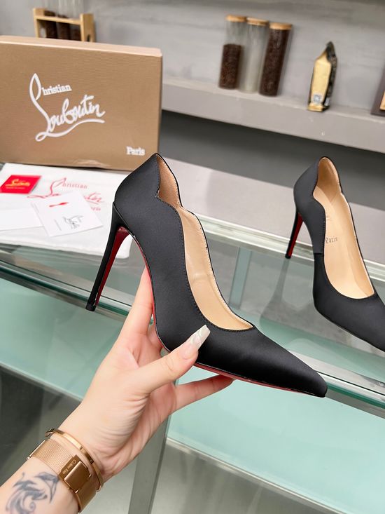 Christian Louboutine Classic Stiletto Heels With Signature Red Sole