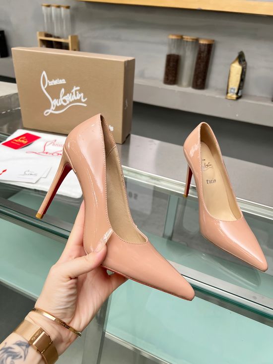 Christian Louboutine Classic Stiletto Heels With Signature Red Sole