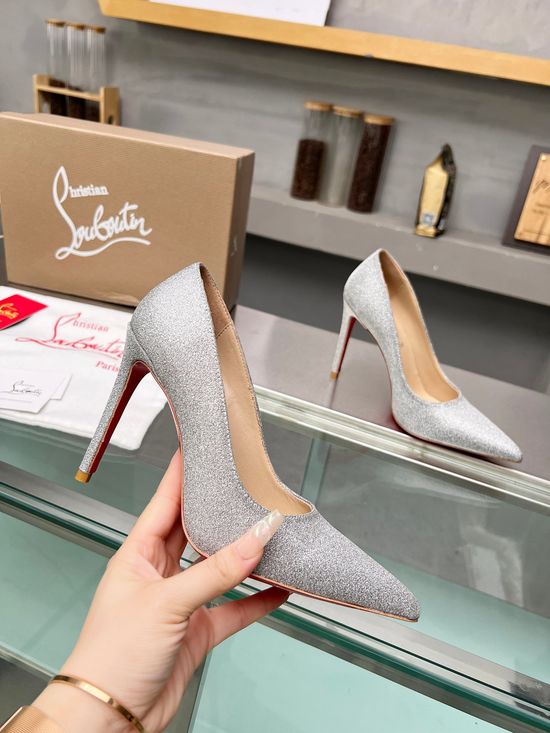 Christian Louboutine Classic Stiletto Heels With Signature Red Sole