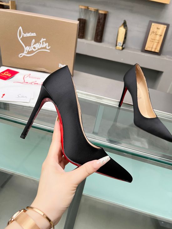 Christian Louboutine Classic Stiletto Heels With Signature Red Sole