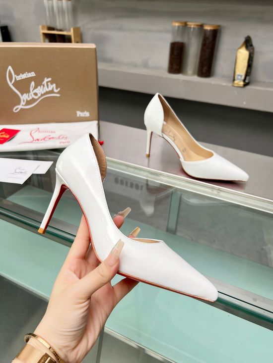 Christian Louboutine Classic Stiletto Heels With Signature Red Sole