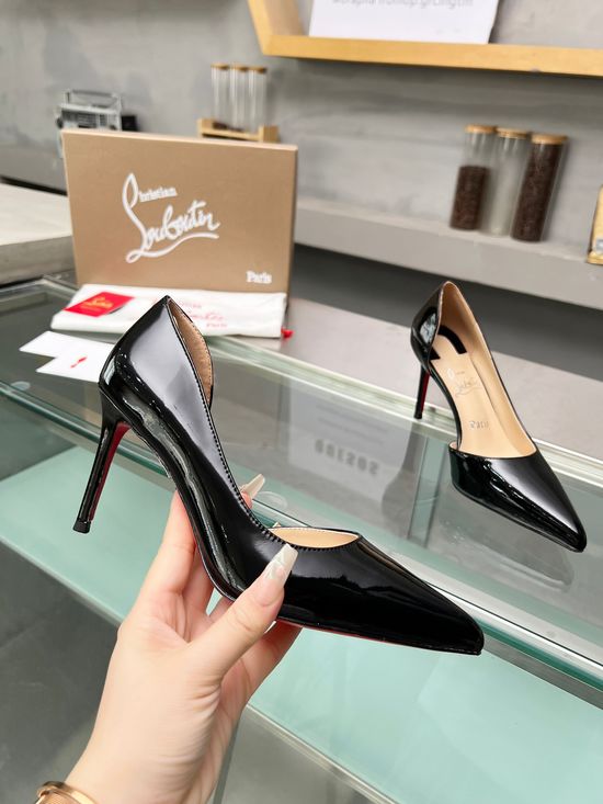 Christian Louboutine Classic Stiletto Heels With Signature Red Sole