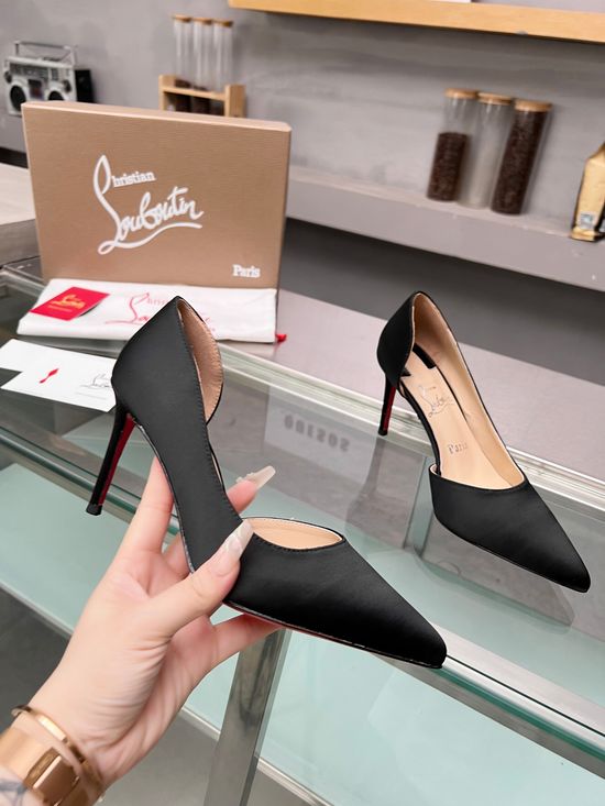 Christian Louboutine Classic Stiletto Heels With Signature Red Sole
