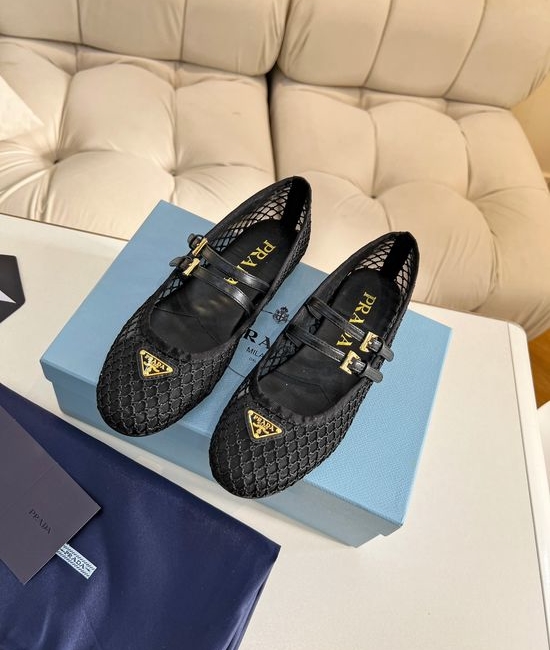 Prada Classic Quilted Leather Loafers with Buckle Accent