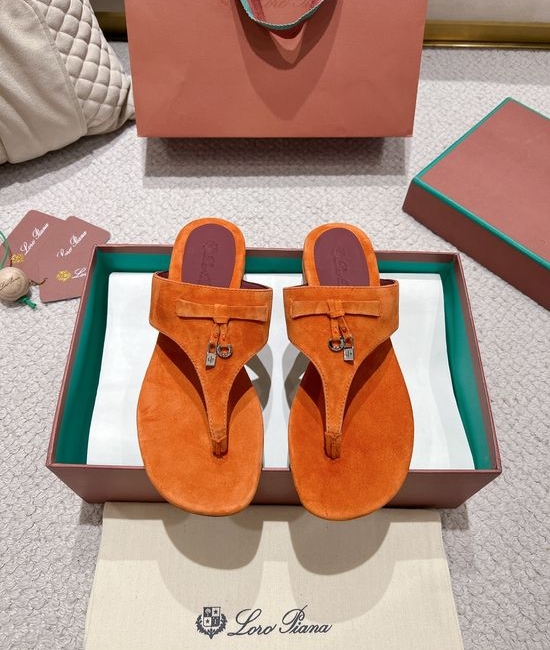 Loro Piana Soft Cashmere Slides with Premium Leather Outsole