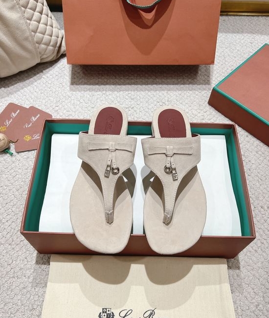Loro Piana Soft Cashmere Slides with Premium Leather Outsole