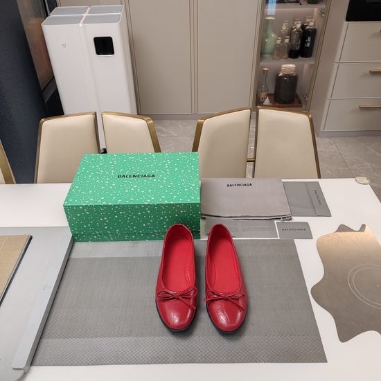Balenciaga Soft Comfortable Bow Decor Flat Shoes with Premium Material