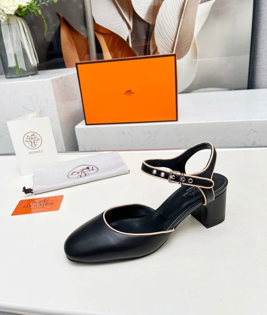 Hermes High Heel Sandals Soft Leather Comfortable Premium Quality Footwear