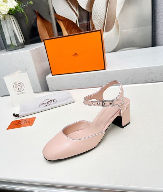 Hermes High Heel Sandals Soft Leather Comfortable Premium Quality Footwear