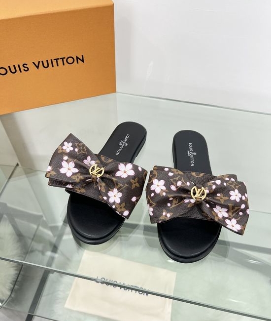 Louis Vuitton LV Bow Decor Casual Shoes with 3D Print Details