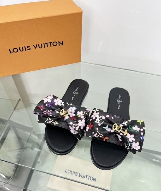 Louis Vuitton LV Bow Decor Casual Shoes with 3D Print Details