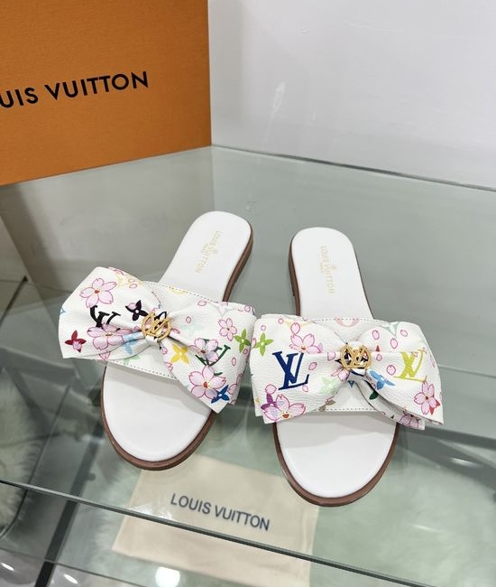 Louis Vuitton LV Bow Decor Casual Shoes with 3D Print Details