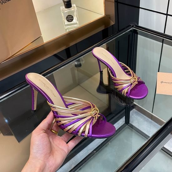 Gianvito Rossi Strappy High Heel Mules Comfortable Stylish Formal Casual Footwear