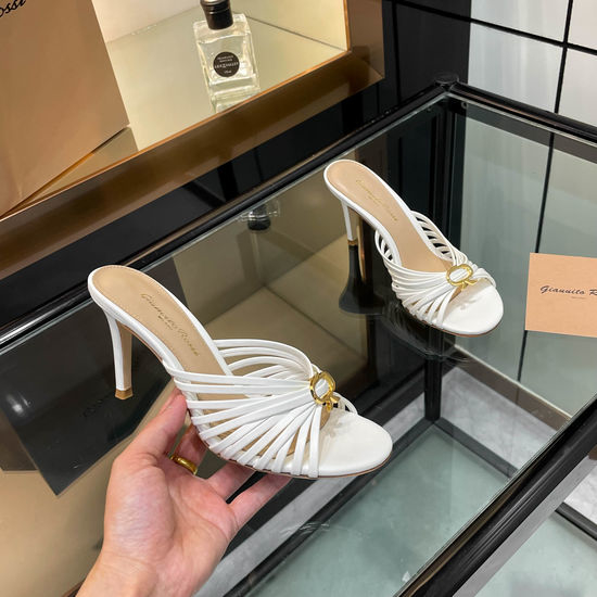 Gianvito Rossi Strappy High Heel Mules Comfortable Stylish Formal Casual Footwear