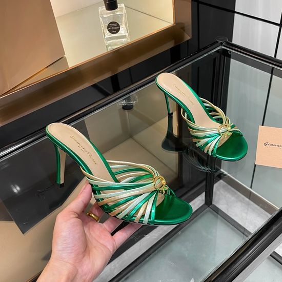 Gianvito Rossi Strappy High Heel Mules Comfortable Stylish Formal Casual Footwear