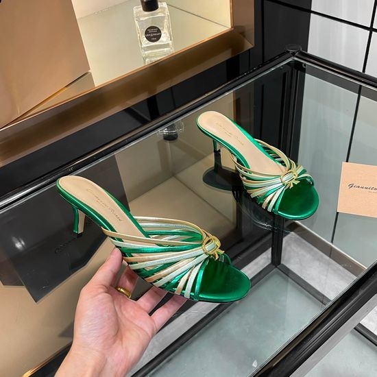 Gianvito Rossi Strappy High Heel Mules Comfortable Stylish Formal Casual Footwear
