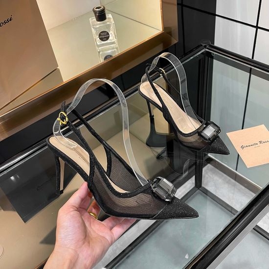 Gianvito Rossi Gemstone High Heel Sandals Premium Quality Elegant Party Shoes