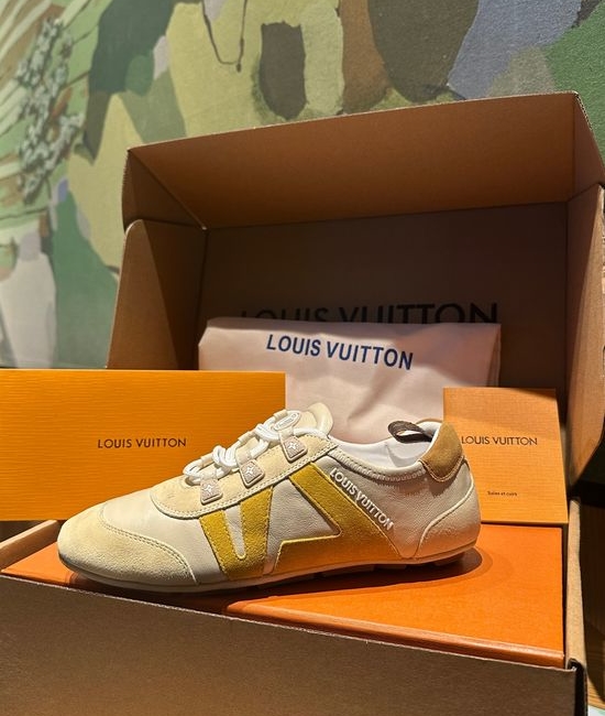 Louis Vuitton LV Vintage Casual Leather Suede Training Sneakers