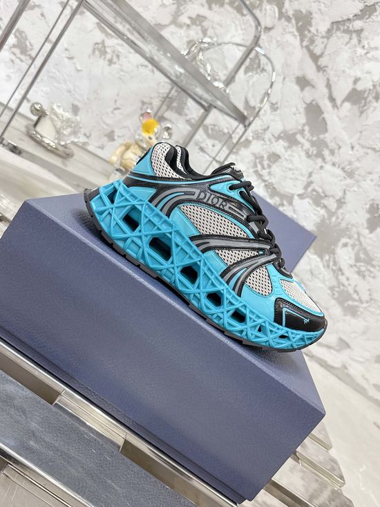 Christian Dior Stitched Casual Sneakers Breathable Lightweight Premium Footwear