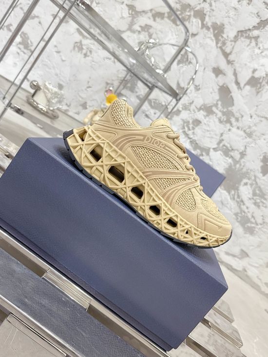 Christian Dior Stitched Casual Sneakers Breathable Lightweight Premium Footwear