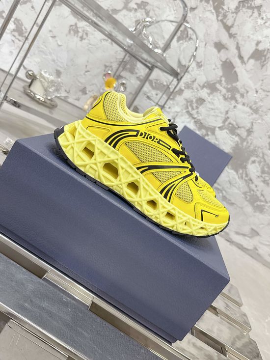 Christian Dior Stitched Casual Sneakers Breathable Lightweight Premium Footwear