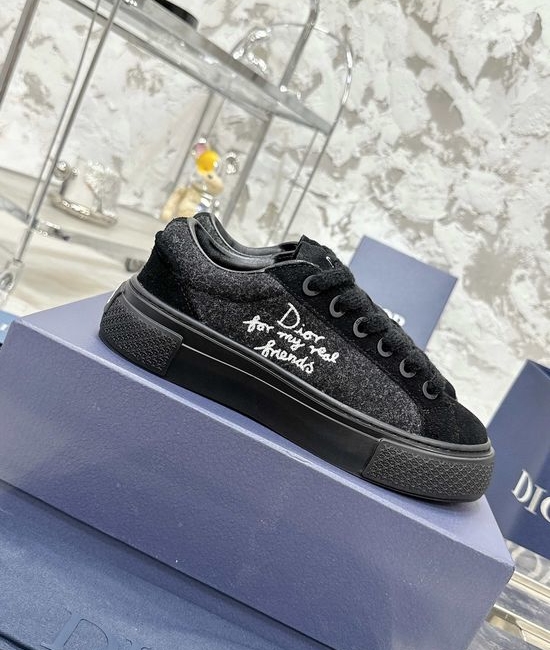 Christian Dior CD Classic Premium Textured Comfortable Daily Casual Sneakers