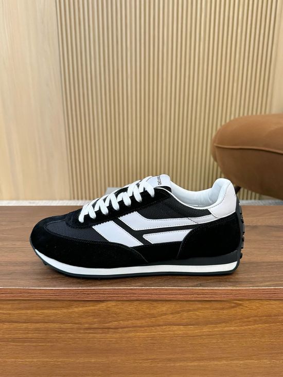 Tom Ford Premium Mixed Material Low Top Classic Sneakers