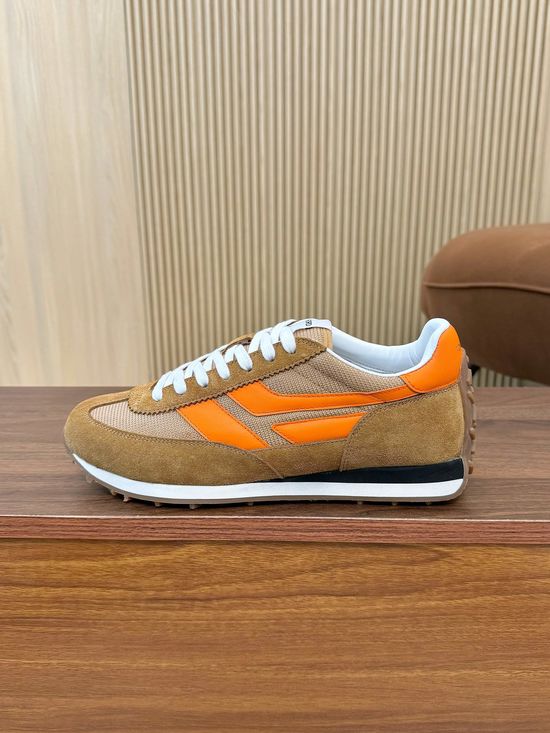 Tom Ford Premium Mixed Material Low Top Classic Sneakers