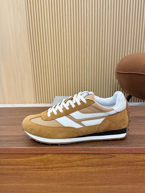 Tom Ford Premium Mixed Material Low Top Classic Sneakers