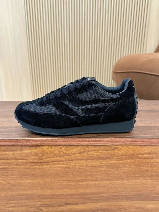 Tom Ford Premium Mixed Material Low Top Classic Sneakers