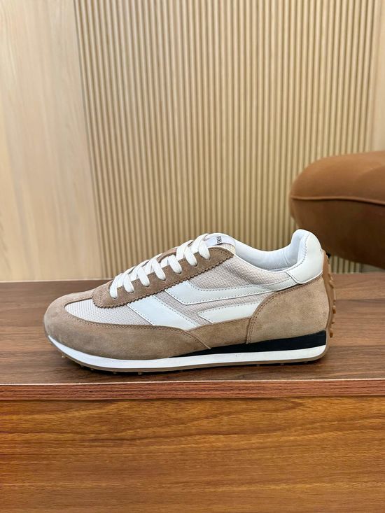 Tom Ford Premium Mixed Material Low Top Classic Sneakers