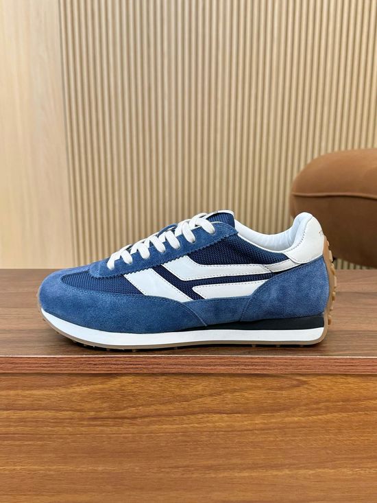 Tom Ford Premium Mixed Material Low Top Classic Sneakers