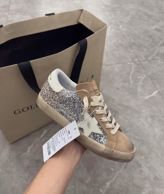 Golden Goose GGDB Vintage Distressed Color Block Comfortable All Match Casual Shoes