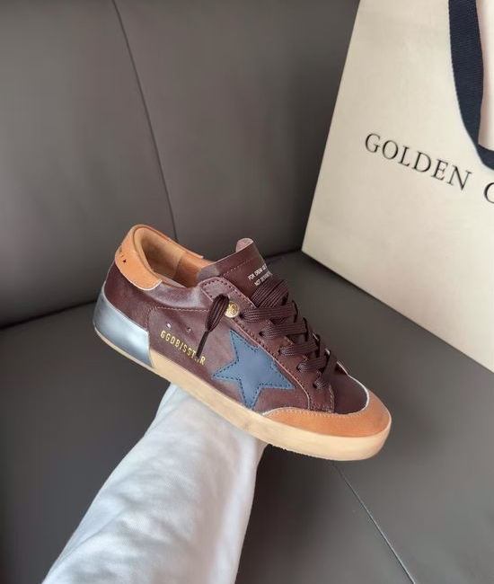 Golden Goose GGDB Premium Coffee Vintage Casual Comfortable Daily Wear Sneakers