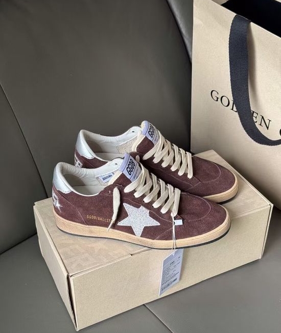 Golden Goose GGDB Classic Distressed Vintage Comfort Suede Casual Sneakers