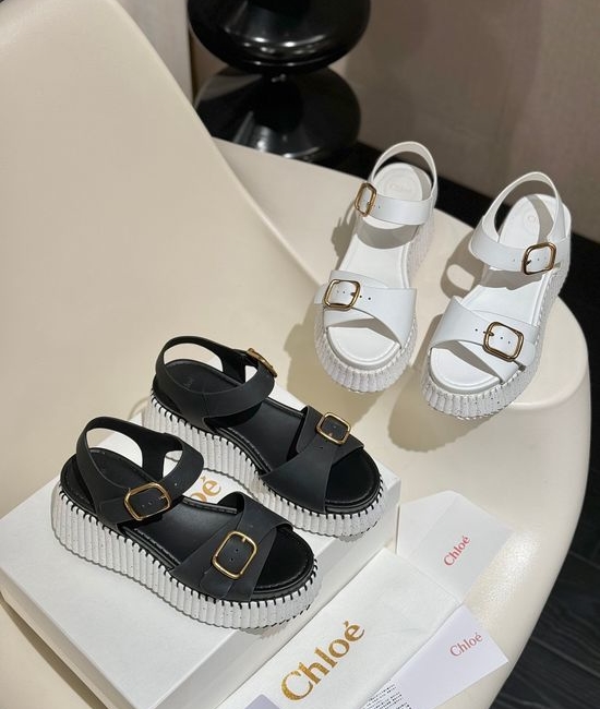 Chloe Genuine Leather Sandals with Sheepskin Lining Durable Sole