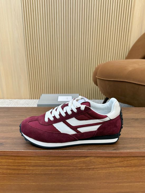 Tom Ford Comfortable Low Top Casual Mixed Material Sneakers