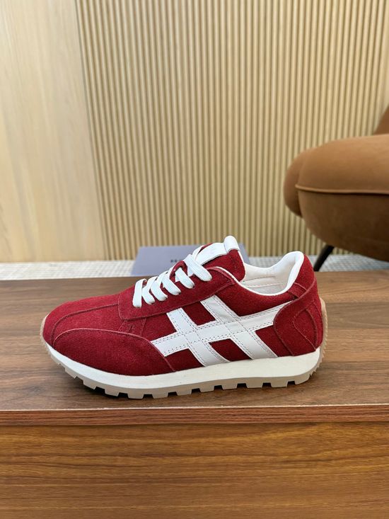 Hogan Vintage Suede Thick Sole Casual Sneakers