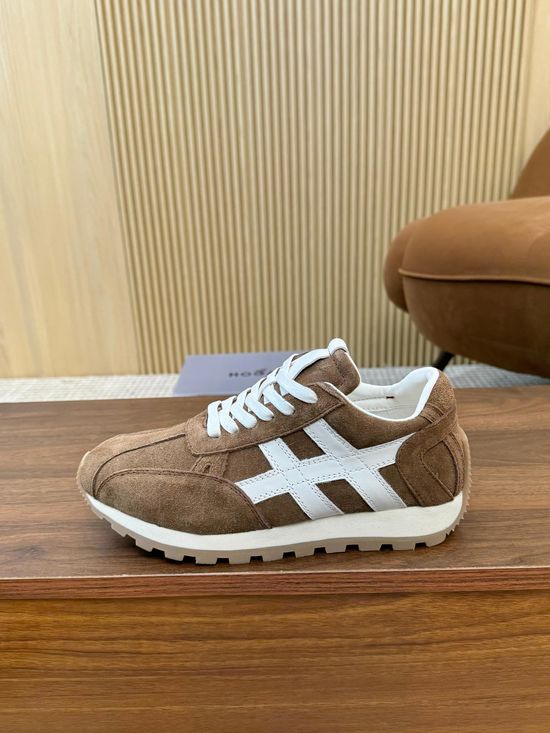 Hogan Vintage Suede Thick Sole Casual Sneakers