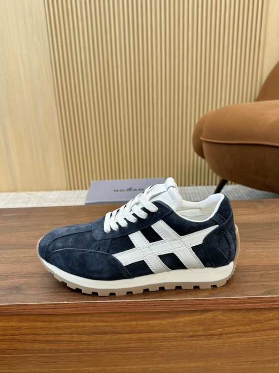 Hogan Vintage Suede Thick Sole Casual Sneakers