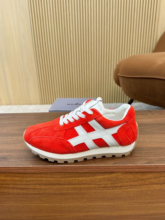 Hogan Vintage Suede Thick Sole Casual Sneakers