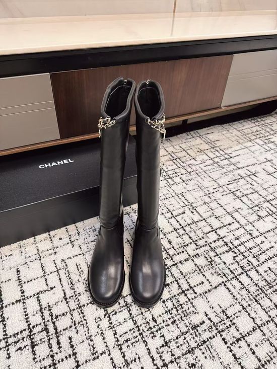 Chanel Suede Color Block Slip On Riding Ankle Boots