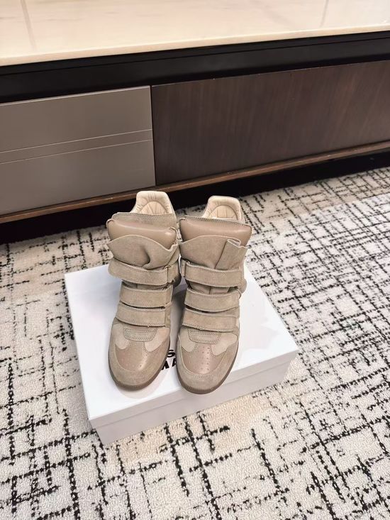 Isabel Marant Premium Comfort Suede Leather Casual Ankle Boots Daily Wear