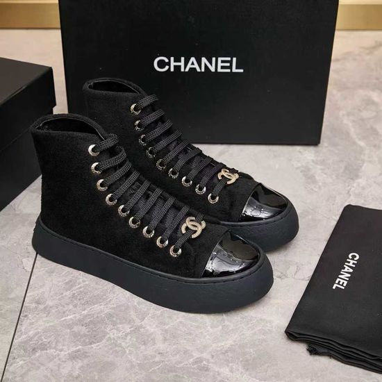 Chanel Fashion Mixed Color Casual Sports Breathable Sneakers