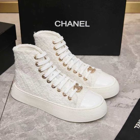 Chanel Fashion Mixed Color Casual Sports Breathable Sneakers